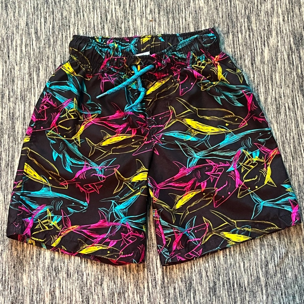 🩵Wonder Nation Youth Swim Trunks - Size 4/5